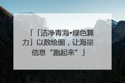 「洁净青海•绿色算力」以数绘图，让海量信息“跑起来”