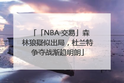 「NBA·交易」森林狼疑似出局，杜兰特争夺战渐趋明朗