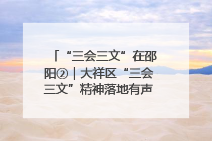 “三会三文”在邵阳②｜大祥区“三会三文”精神落地有声 以实干实绩助力区域高质量发展
