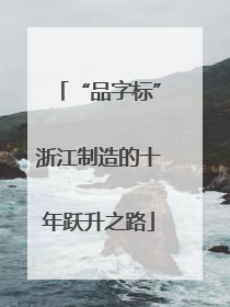 “品字标”浙江制造的十年跃升之路