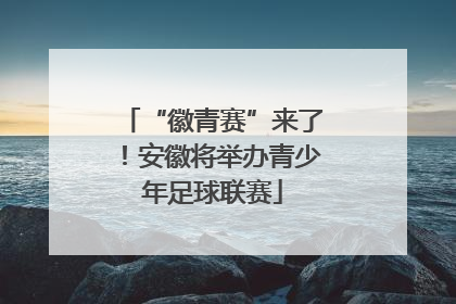 “徽青赛”来了！安徽将举办青少年足球联赛