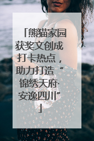 熊猫家园获奖文创成打卡热点，助力打造“锦绣天府·安逸四川”
