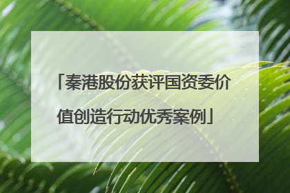 秦港股份获评国资委价值创造行动优秀案例