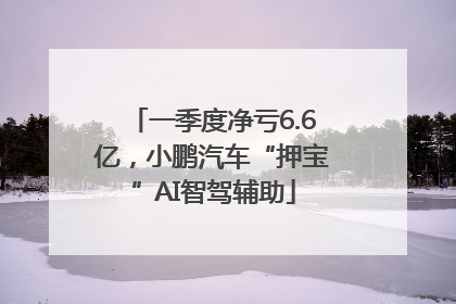 一季度净亏6.6亿，小鹏汽车“押宝”AI智驾辅助