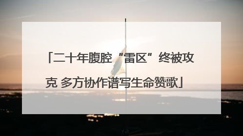二十年腹腔“雷区”终被攻克 多方协作谱写生命赞歌