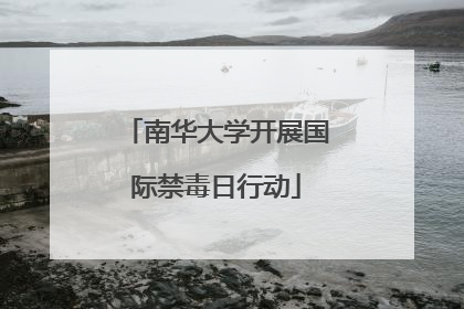 南华大学开展国际禁毒日行动
