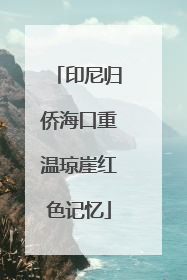 印尼归侨海口重温琼崖红色记忆