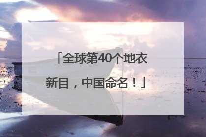 全球第40个地衣新目，中国命名！