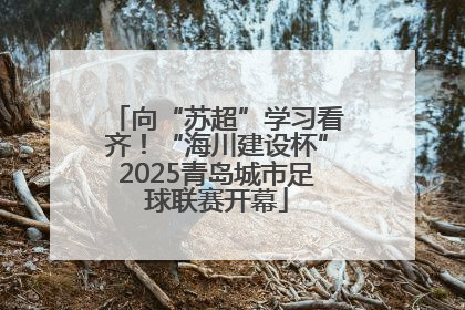 向“苏超”学习看齐！“海川建设杯”2025青岛城市足球联赛开幕