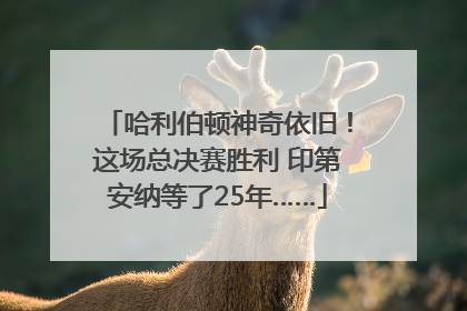 哈利伯顿神奇依旧！这场总决赛胜利 印第安纳等了25年……