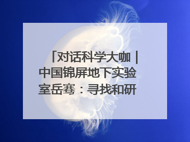 对话科学大咖｜中国锦屏地下实验室岳骞：寻找和研究暗物质，就是要去突破人类的认知边界