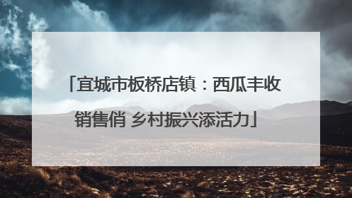 宜城市板桥店镇：西瓜丰收销售俏 乡村振兴添活力