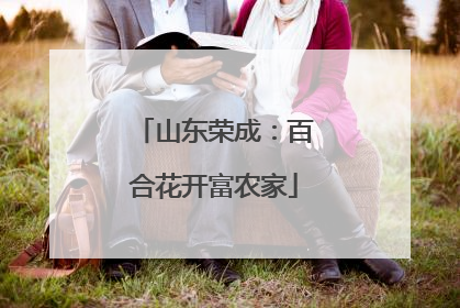 山东荣成：百合花开富农家