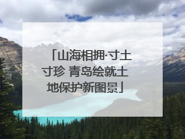 山海相拥·寸土寸珍 青岛绘就土地保护新图景