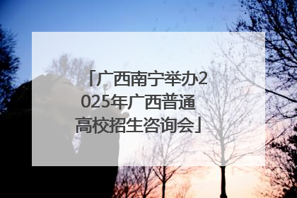 广西南宁举办2025年广西普通高校招生咨询会