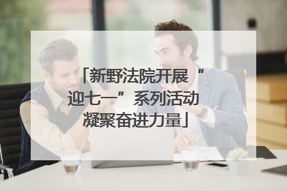 新野法院开展“迎七一”系列活动 凝聚奋进力量