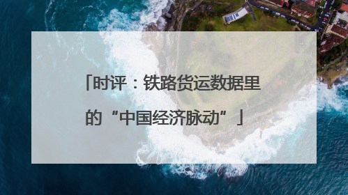 时评：铁路货运数据里的“中国经济脉动”