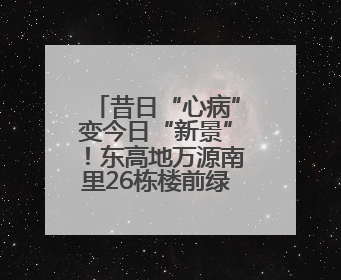 昔日“心病”变今日“新景”！东高地万源南里26栋楼前绿地变“共享花园”