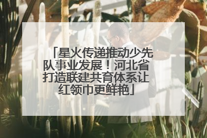 星火传递推动少先队事业发展！河北省打造联建共育体系让红领巾更鲜艳