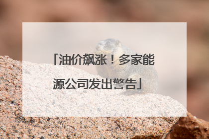 油价飙涨！多家能源公司发出警告