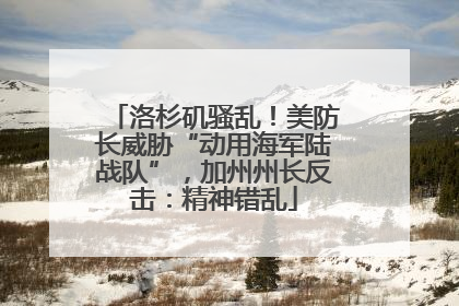 洛杉矶骚乱！美防长威胁“动用海军陆战队”，加州州长反击：精神错乱