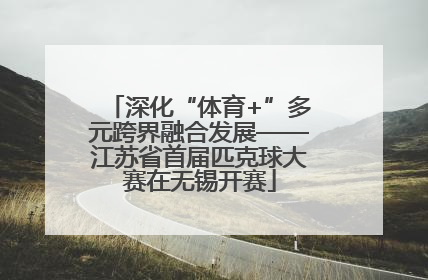 深化“体育+”多元跨界融合发展——江苏省首届匹克球大赛在无锡开赛