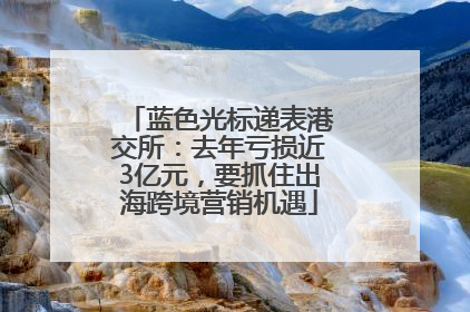 蓝色光标递表港交所：去年亏损近3亿元，要抓住出海跨境营销机遇