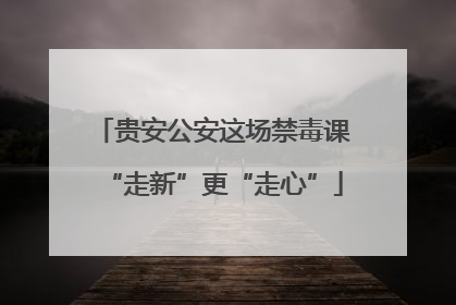 贵安公安这场禁毒课“走新”更“走心”