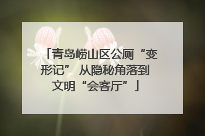 青岛崂山区公厕“变形记” 从隐秘角落到文明“会客厅”