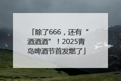 除了666，还有“酒酒酒”！2025青岛啤酒节首发燃了