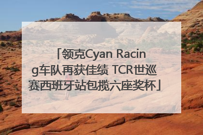 领克Cyan Racing车队再获佳绩 TCR世巡赛西班牙站包揽六座奖杯