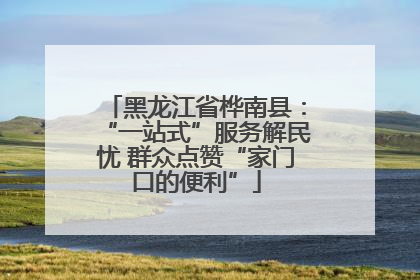 黑龙江省桦南县：“一站式”服务解民忧 群众点赞“家门口的便利”