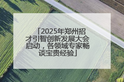 2025年郑州招才引智创新发展大会启动，各领域专家畅谈宝贵经验