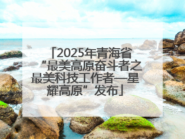 2025年青海省“最美高原奋斗者之最美科技工作者—星耀高原”发布