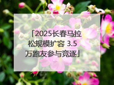 2025长春马拉松规模扩容 3.5万跑友参与竞逐
