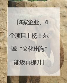 8家企业、4个项目上榜！东城“文化出海”能级再提升