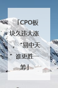 CPO板块久违大涨，“易中天”谁更胜一筹